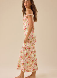 Grayson Floral Maxi Dress Detail 3 - TULLABEE