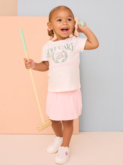 Golf Cart Princess Graphic Tee - TULLABEE
