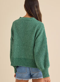 Dora Waffle-Knit Sweater Detail 5 - TULLABEE
