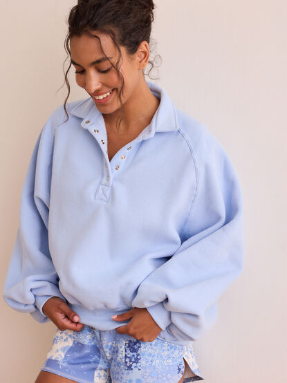 Peak Balloon Sleeve Pullover - TULLABEE