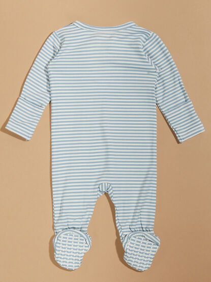 Tee Time Striped Footie - TULLABEE