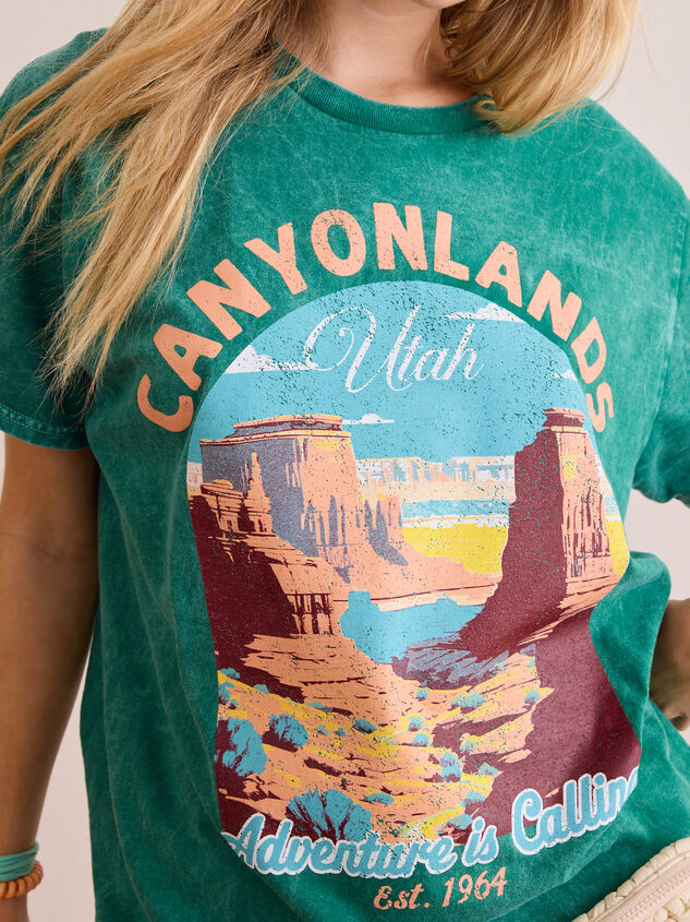 Canyonlands Graphic Tee Detail 3 - TULLABEE