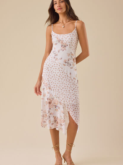 Josephine Floral Midi Dress - TULLABEE