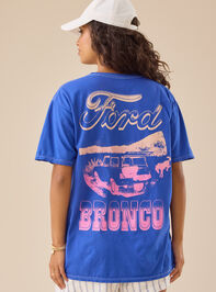 Ford Bronco Oversized Tee Detail 3 - TULLABEE