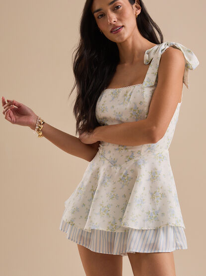 Hannah Double Layer Romper - TULLABEE