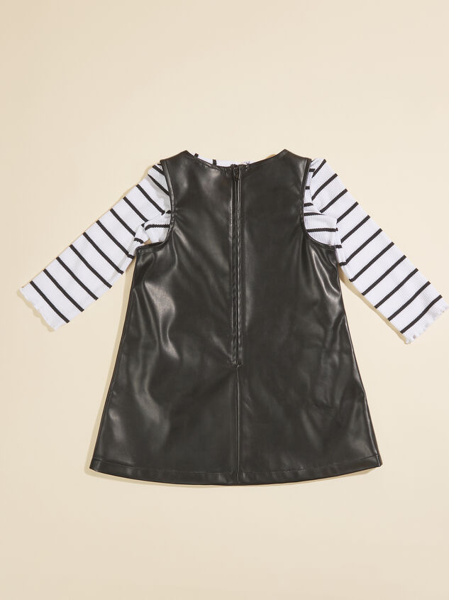 Layla Striped Top and Heart Pocket Dress Detail 3 - TULLABEE