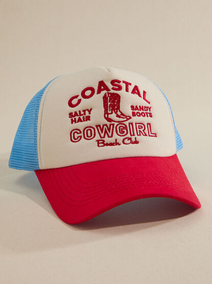 Coastal Cowgirl Trucker Hat - TULLABEE