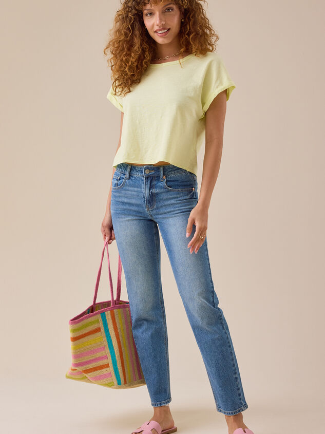 Brookie Mid Rise Jeans - TULLABEE