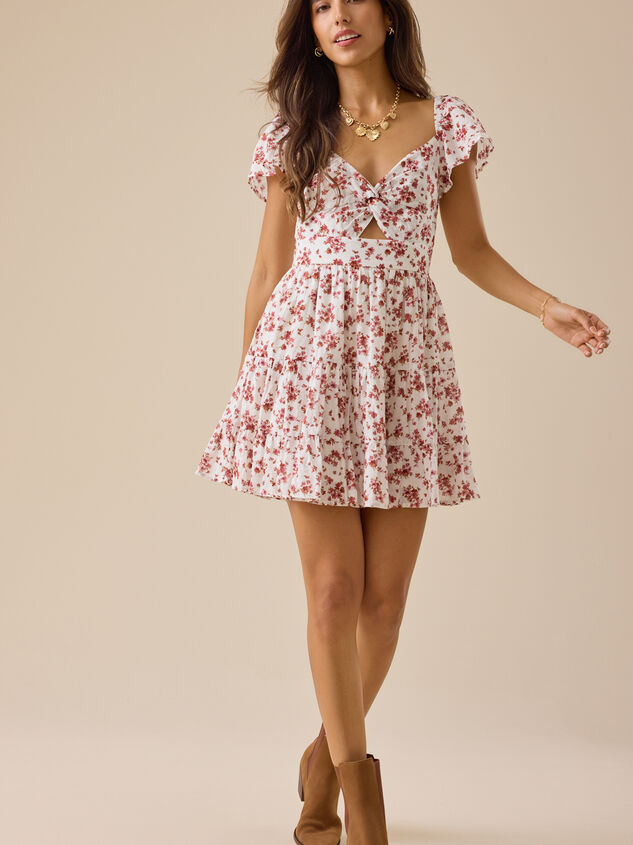Lucille Mini Dress Detail 3 - TULLABEE