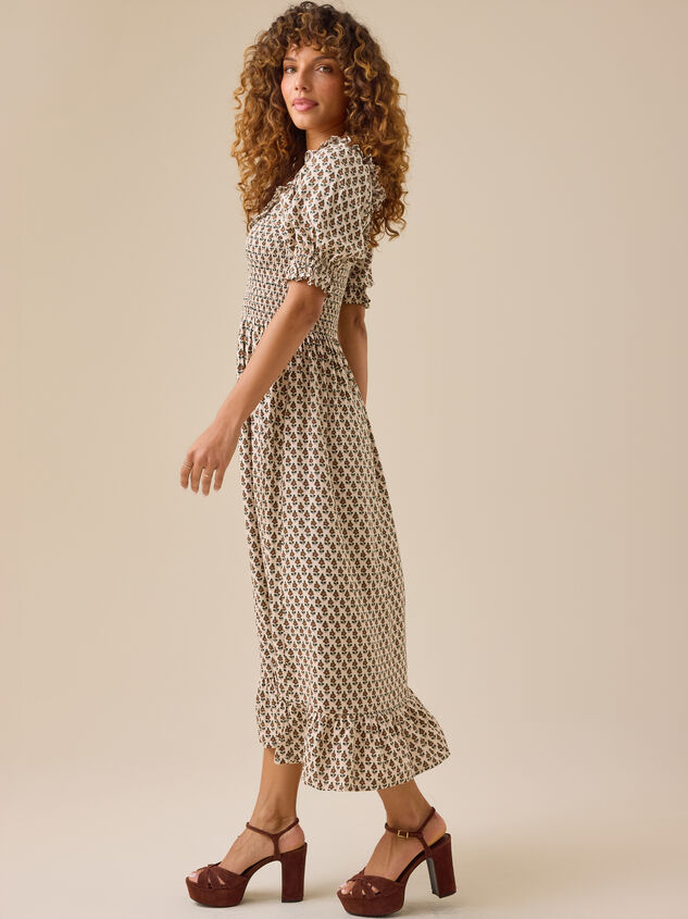 Lexi Dress Harvest Floral by Rylee + Cru Detail 3 - TULLABEE