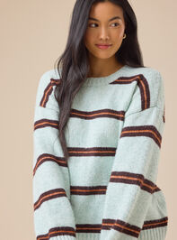 Faye Stripe Sweater Detail 4 - TULLABEE