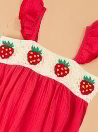 Sadie Strawberry Bubble Detail 2 - TULLABEE