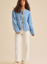 Jane Quilted Jacket Detail 5 - TULLABEE
