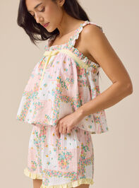 Leah Patchwork Lounge Bottoms - TULLABEE