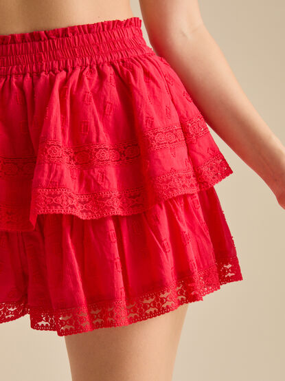 Raleigh Layered Lace Shorts - TULLABEE