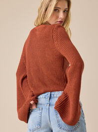 Billie Knit Cropped Cardigan Detail 4 - TULLABEE