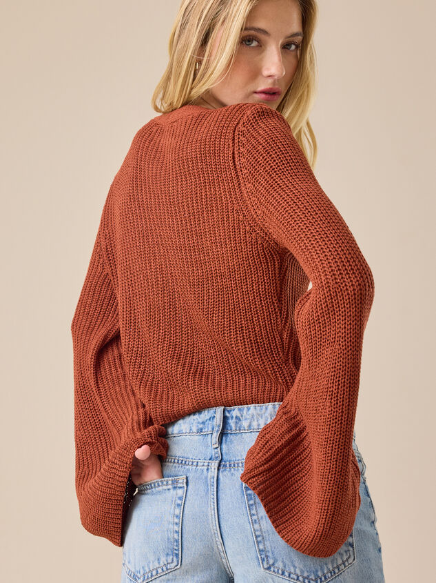 Billie Knit Cropped Cardigan Detail 4 - TULLABEE