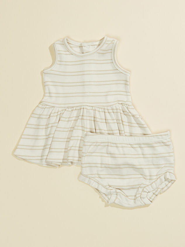 Edith Stripe Dress and Bloomer Set - TULLABEE