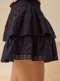 Raleigh Layered Lace Shorts Detail 4 - TULLABEE