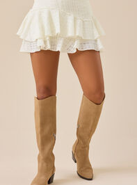 Harriet Lace Mini Skort Detail 3 - TULLABEE