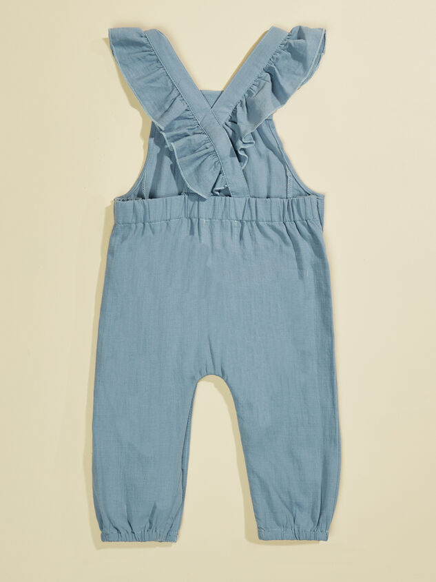 Eloise Ruffle Overalls by Vignette Detail 2 - TULLABEE