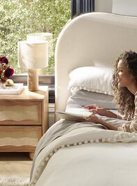 Peony Upholstered Bed Detail 2 - TULLABEE