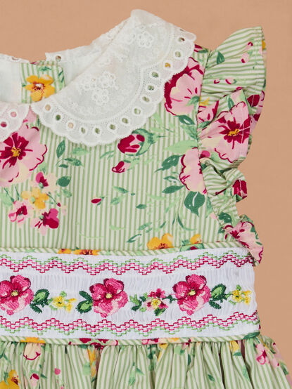 Allie Floral Bodysuit Dress - TULLABEE