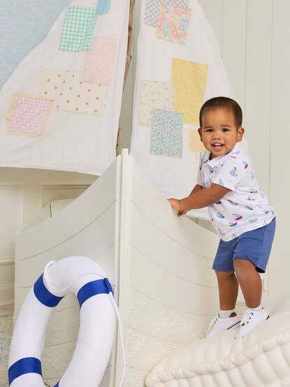 Little Captain Toddler Polo Set - TULLABEE