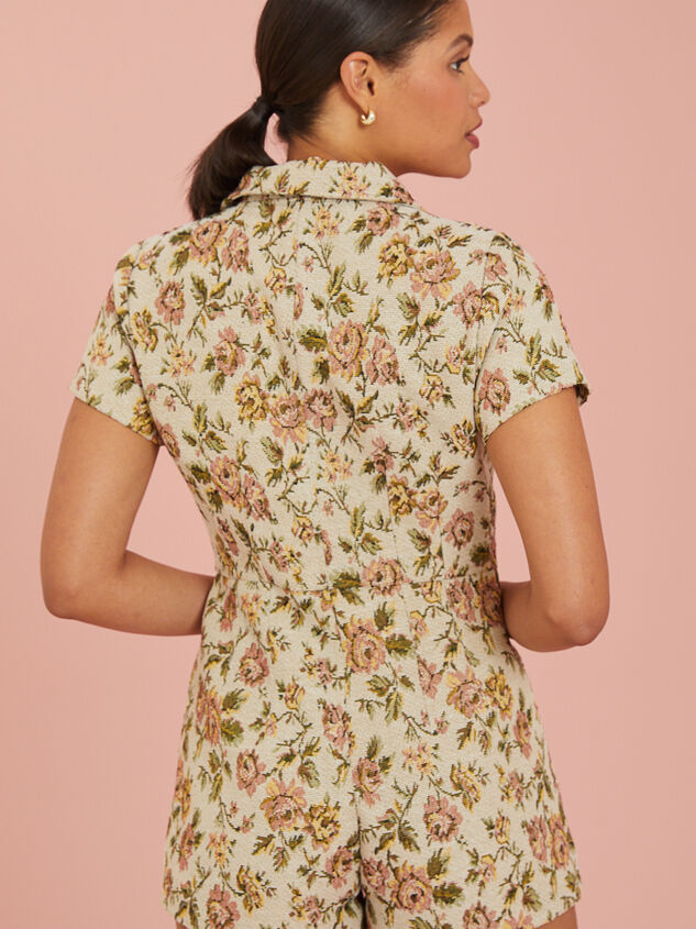 Floral Tapestry Romper Detail 5 - TULLABEE
