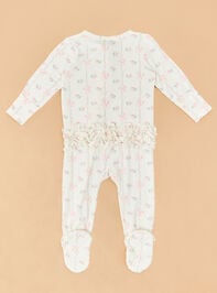 Buds & Bows Ruffle Footie Detail 4 - TULLABEE