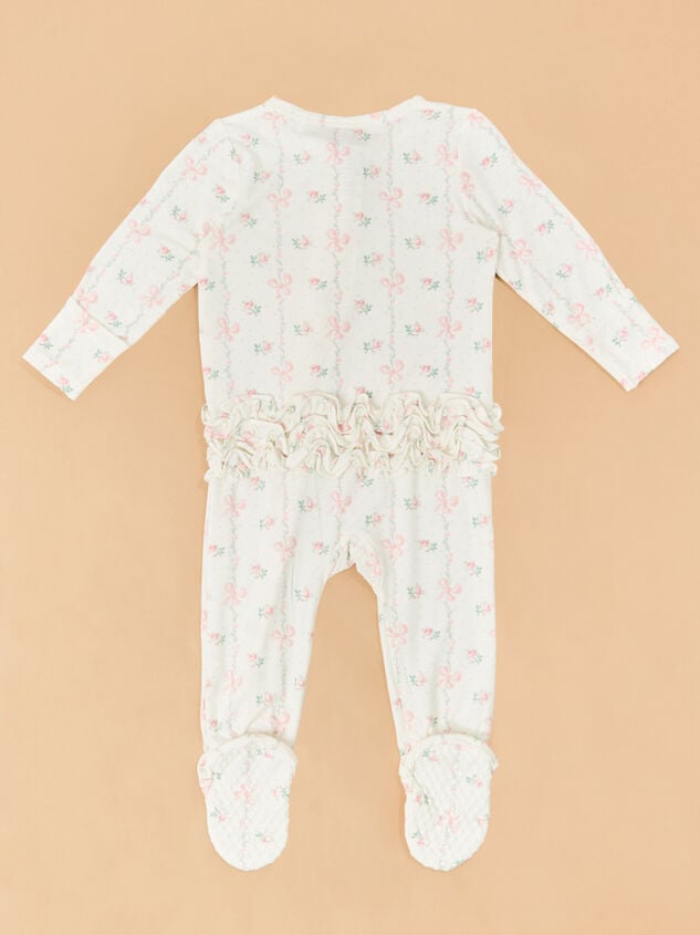 Buds & Bows Ruffle Footie Detail 4 - TULLABEE