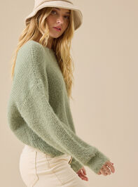 Amiah Twist Back Sweater Detail 4 - TULLABEE
