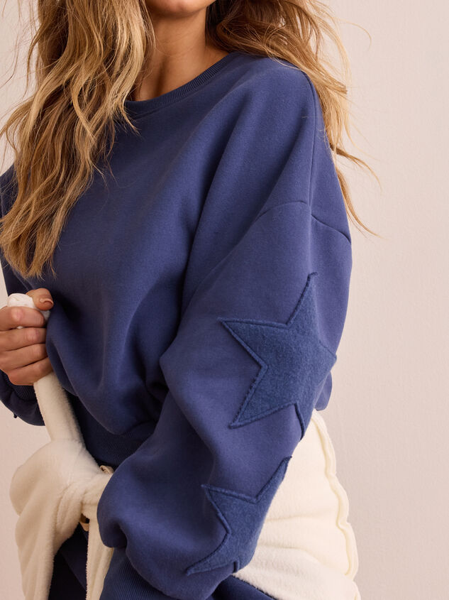 Rising Star Sweatshirt Detail 2 - TULLABEE