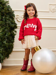 Very Merry Christmas Sweater - TULLABEE