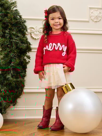 Very Merry Christmas Sweater - TULLABEE