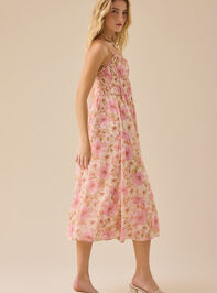 Ivey Flower Maxi Dress Detail 3 - TULLABEE