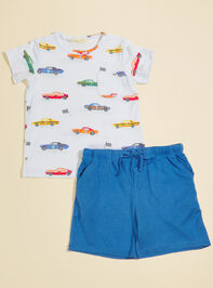 Muscle Cars Tee and Shorts Set - TULLABEE