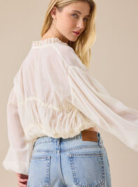 Harper Boho Cinch Top Detail 5 - TULLABEE