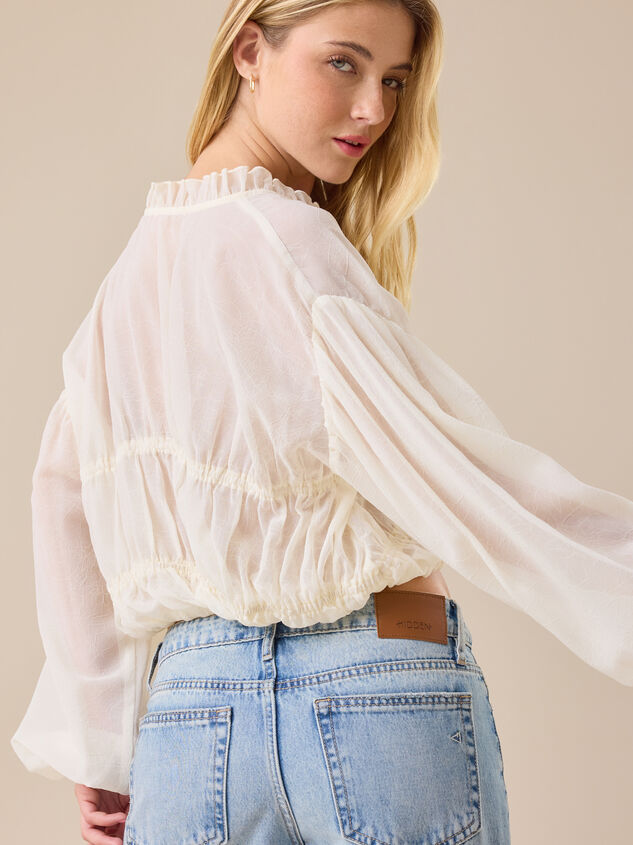 Harper Boho Cinch Top Detail 5 - TULLABEE