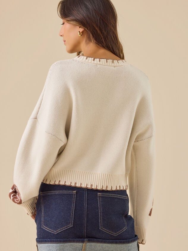 Whitney Horseshoe Sweater Detail 4 - TULLABEE