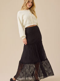 Monica Lace Tiered Midi Skirt - TULLABEE