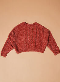 Leilee Chenille Sweater Detail 2 - TULLABEE
