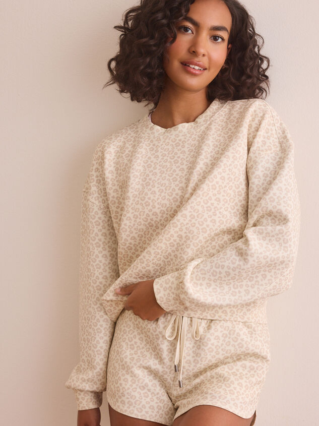 Supersoft Leopard Crewneck Detail 3 - TULLABEE