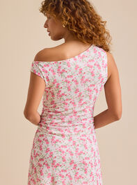 Anna Floral Mini Dress Detail 4 - TULLABEE