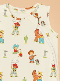 Vintage Cowboy Sleep Bag Detail 2 - TULLABEE