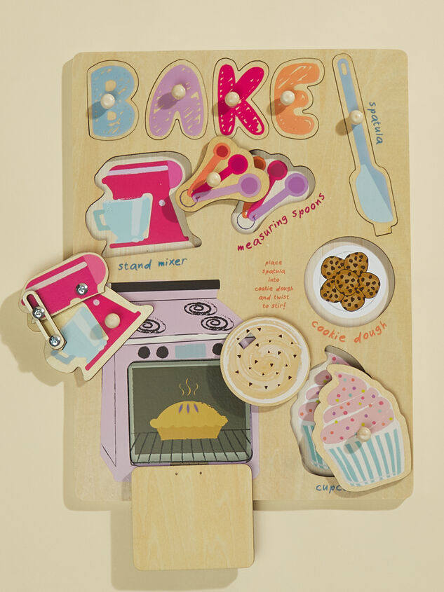Bake Busy Board Puzzle by MudPie Detail 2 - TULLABEE