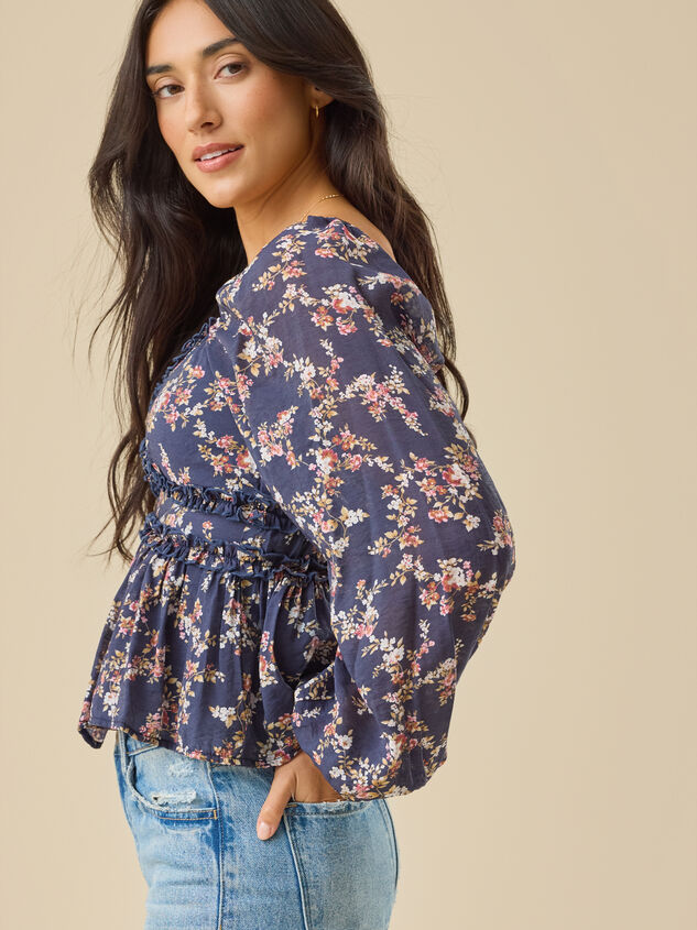 Phoebe Ruffle Babydoll Top Detail 4 - TULLABEE