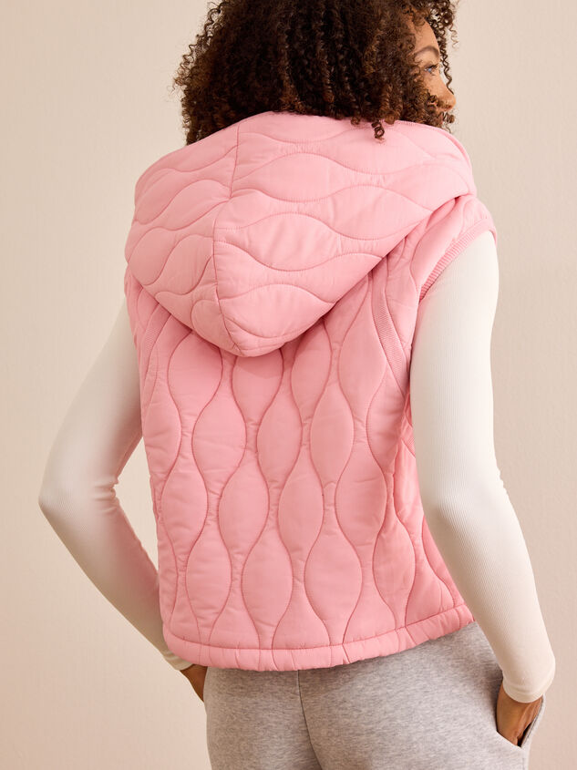 Horizon Puff Quilted Vest Detail 5 - TULLABEE