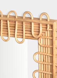 Cora Rattan Mirror Detail 4 - TULLABEE