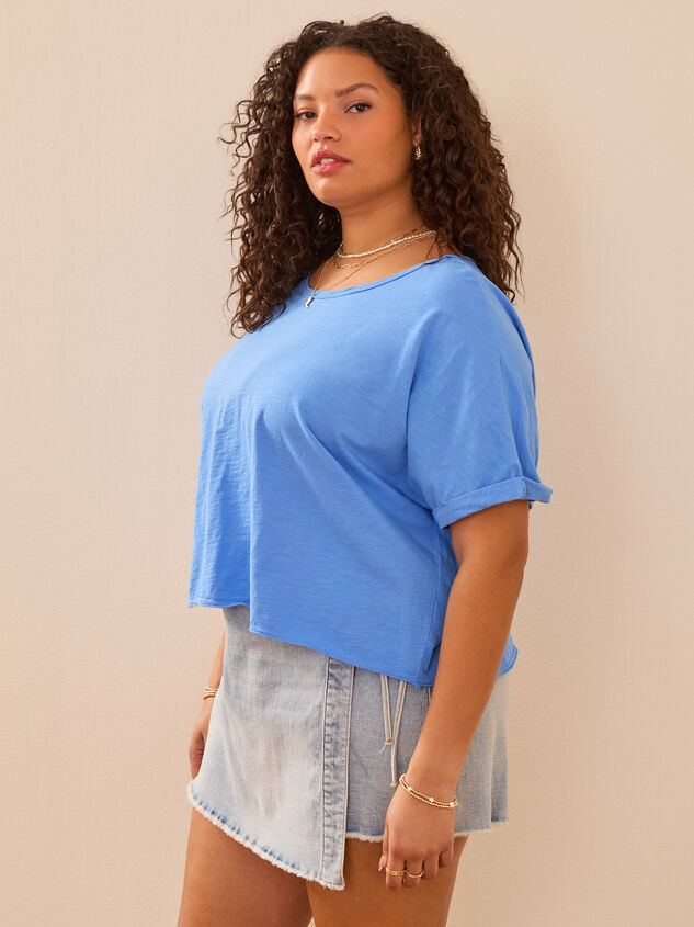 Michaela Boxy Tee Detail 3 - TULLABEE